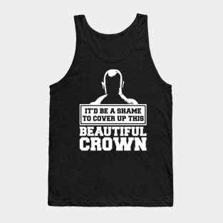 It'd Be a Shame to Cover Up this Crown Tank Top